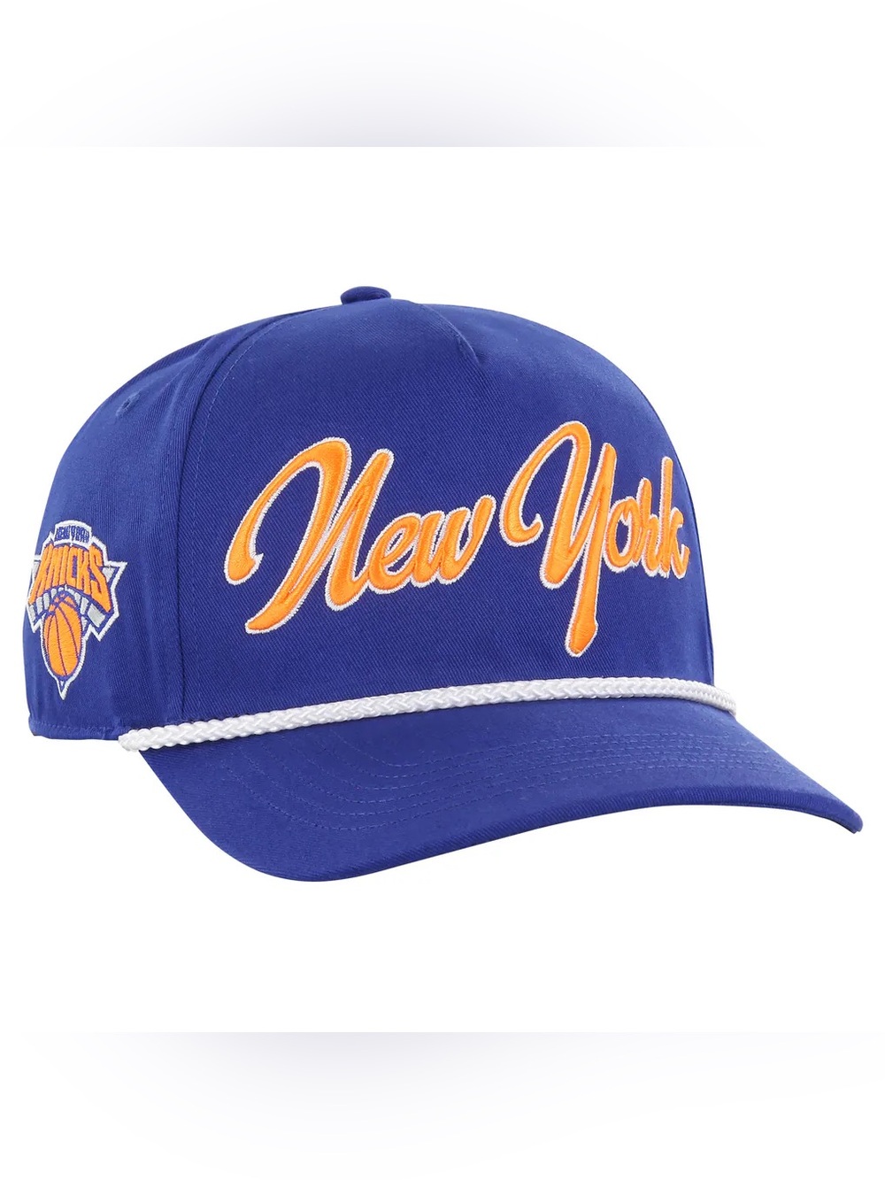 '47 New York Script Rope-Trim Cap - Royal/Orange